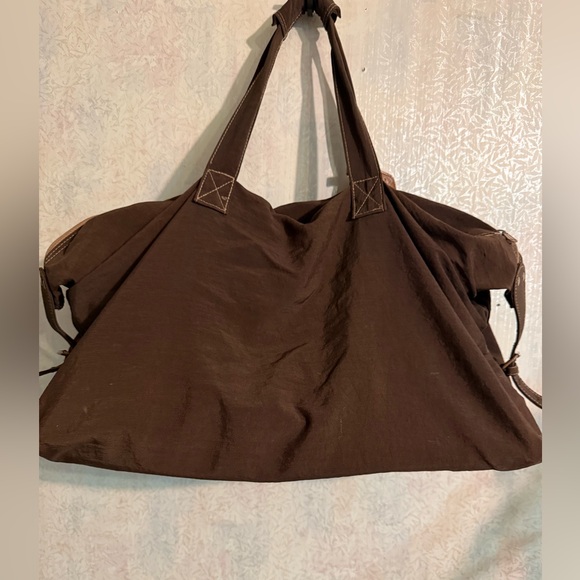 Adolfo Casa Brava Canvas Dark Brown Travel Duffel Bag for Men, Holds A Lot! - Picture 5 of 13